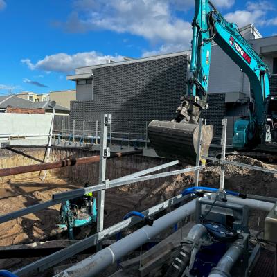 Site Dewatering Ross Street Port Melb